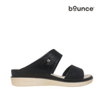 Sandalias flats Charon para mujer color negro