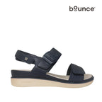 Sandalias flats Cheila para mujer color navy