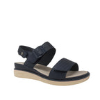 Sandalias flats Cheila para mujer color navy