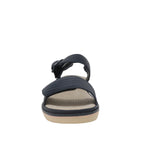 Sandalias flats Cheila para mujer color navy