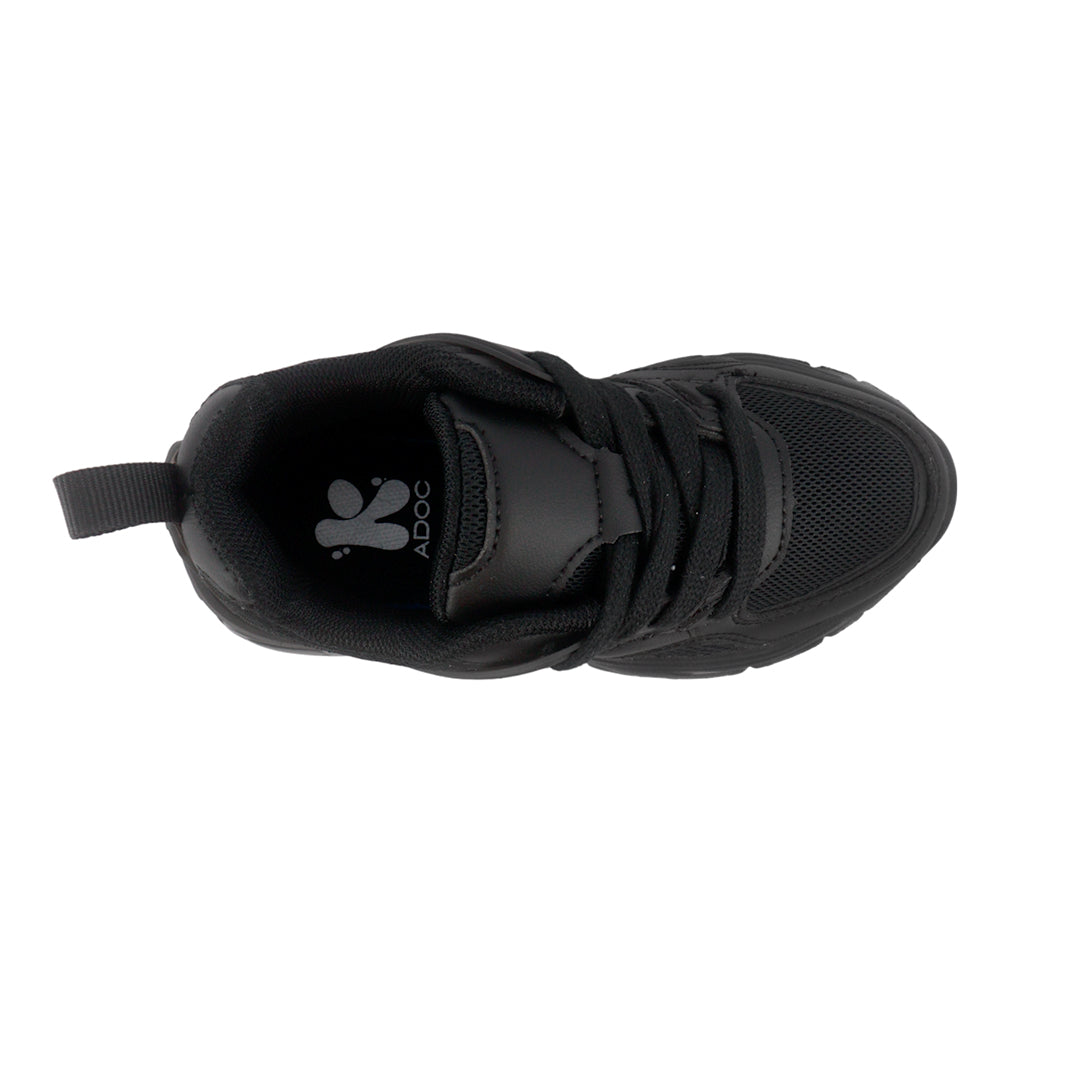 Tennis escolares Brady color negro para niños