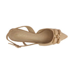 Zapatos de tacón Fabiola color taupe para mujer