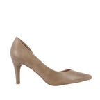 Zapatos de tacón Amina color taupe para mujer