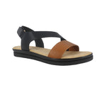 Sandalias flats Eylin color azul para mujer