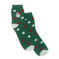Calcetines Navidad verde para Mujer