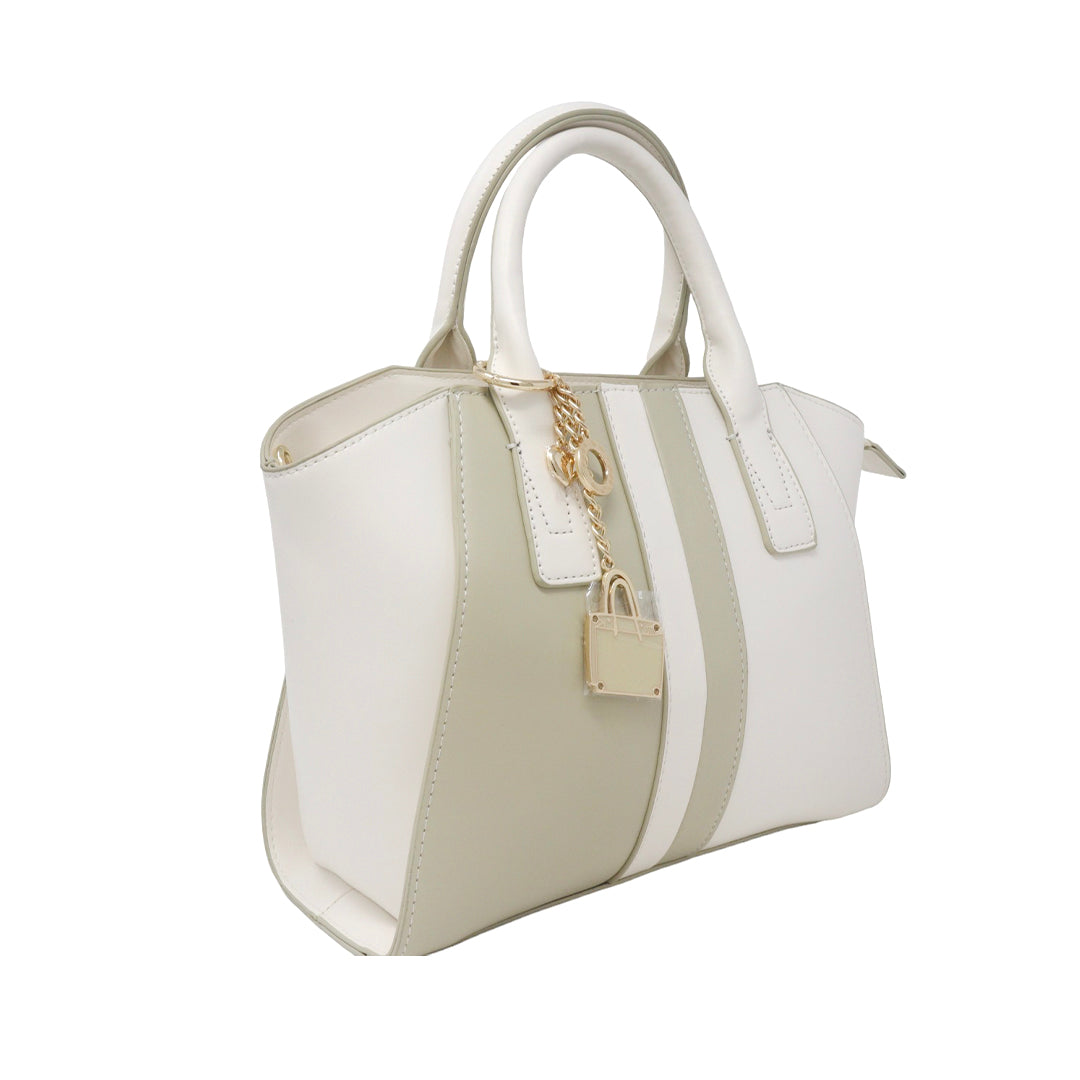 Cartera Krizza color blanco