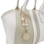 Cartera Krizza color blanco