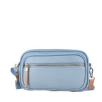 Cartera Zara color celeste para mujer