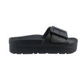 Sandalias flats Maha negro para mujer