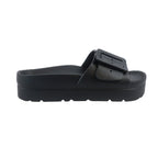 Sandalias flats Maha negro para mujer
