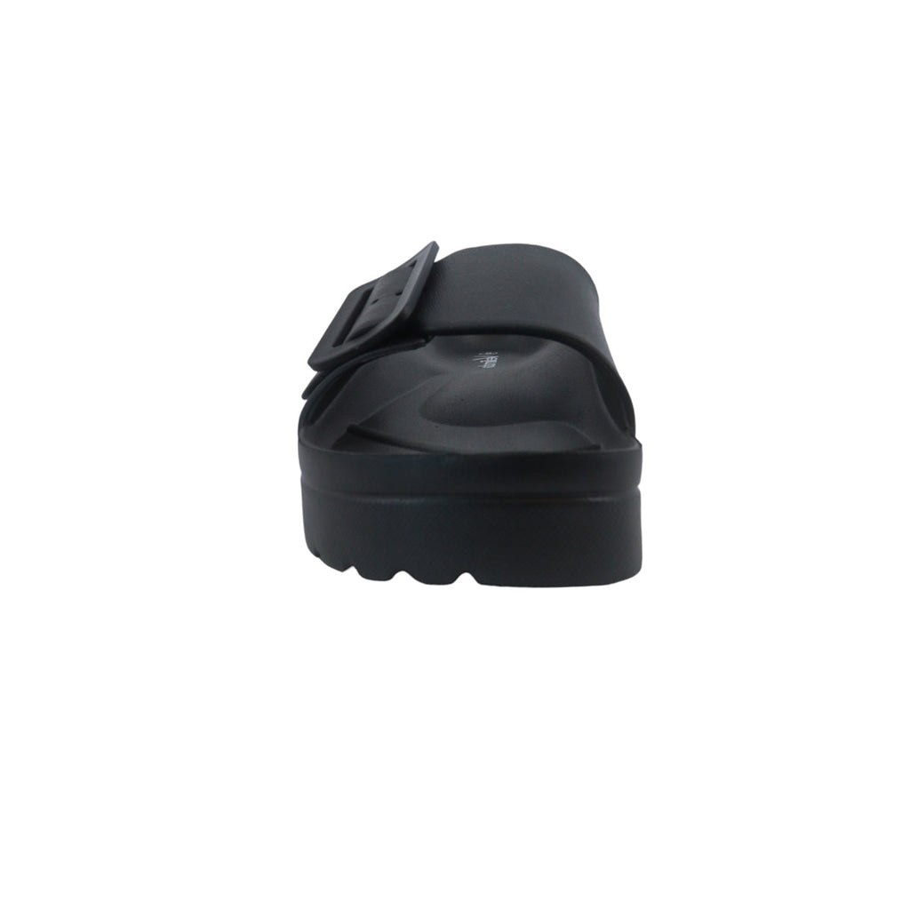 Sandalias flats Maha negro para mujer