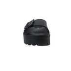 Sandalias flats Maha negro para mujer