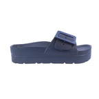 Sandalias flats Maha navy para mujer