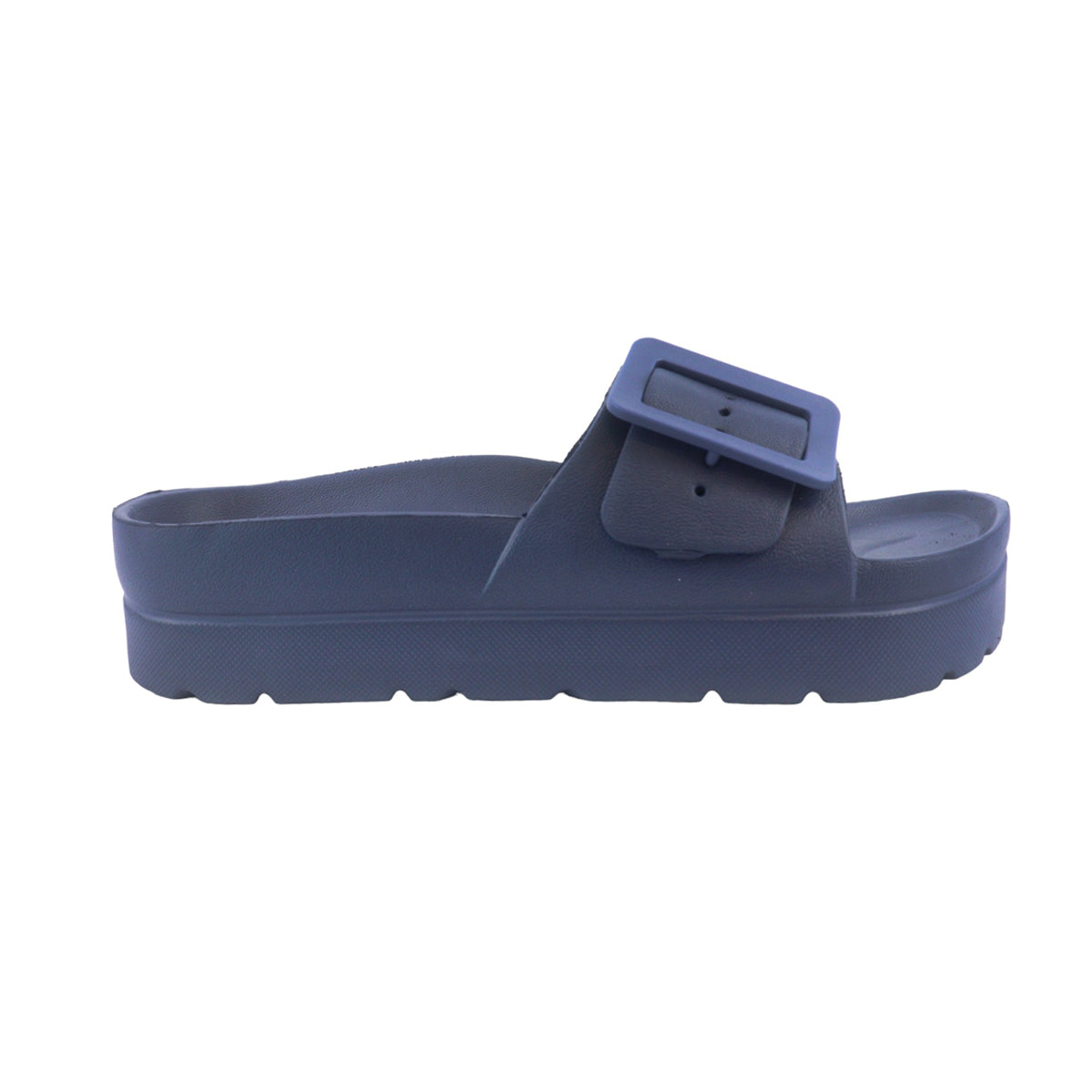 Sandalias flats Maha navy para mujer