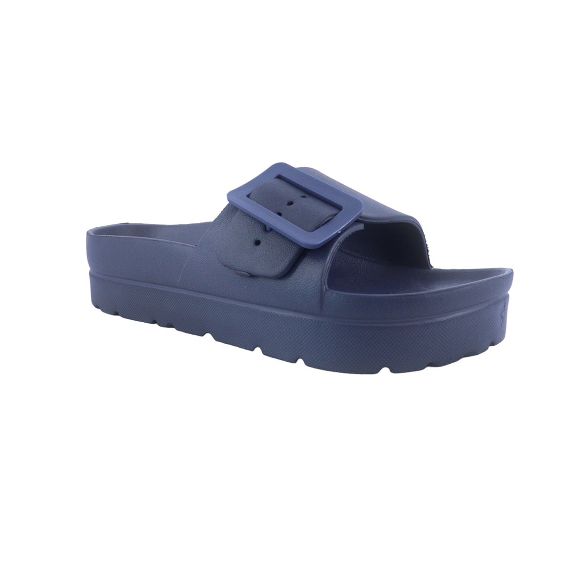 Sandalias flats Maha navy para mujer