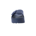 Sandalias flats Maha navy para mujer