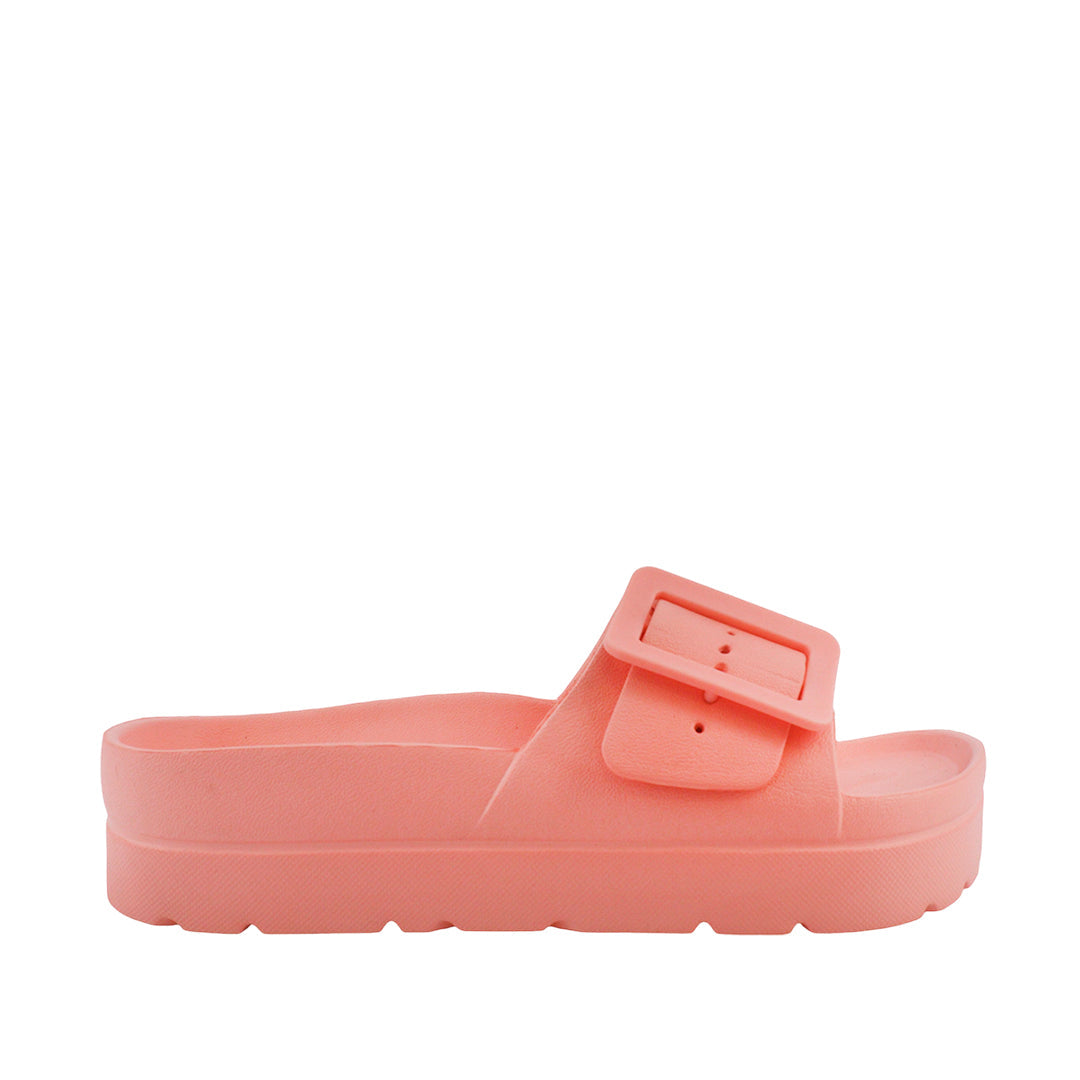 Sandalias flats Maha rosado para mujer