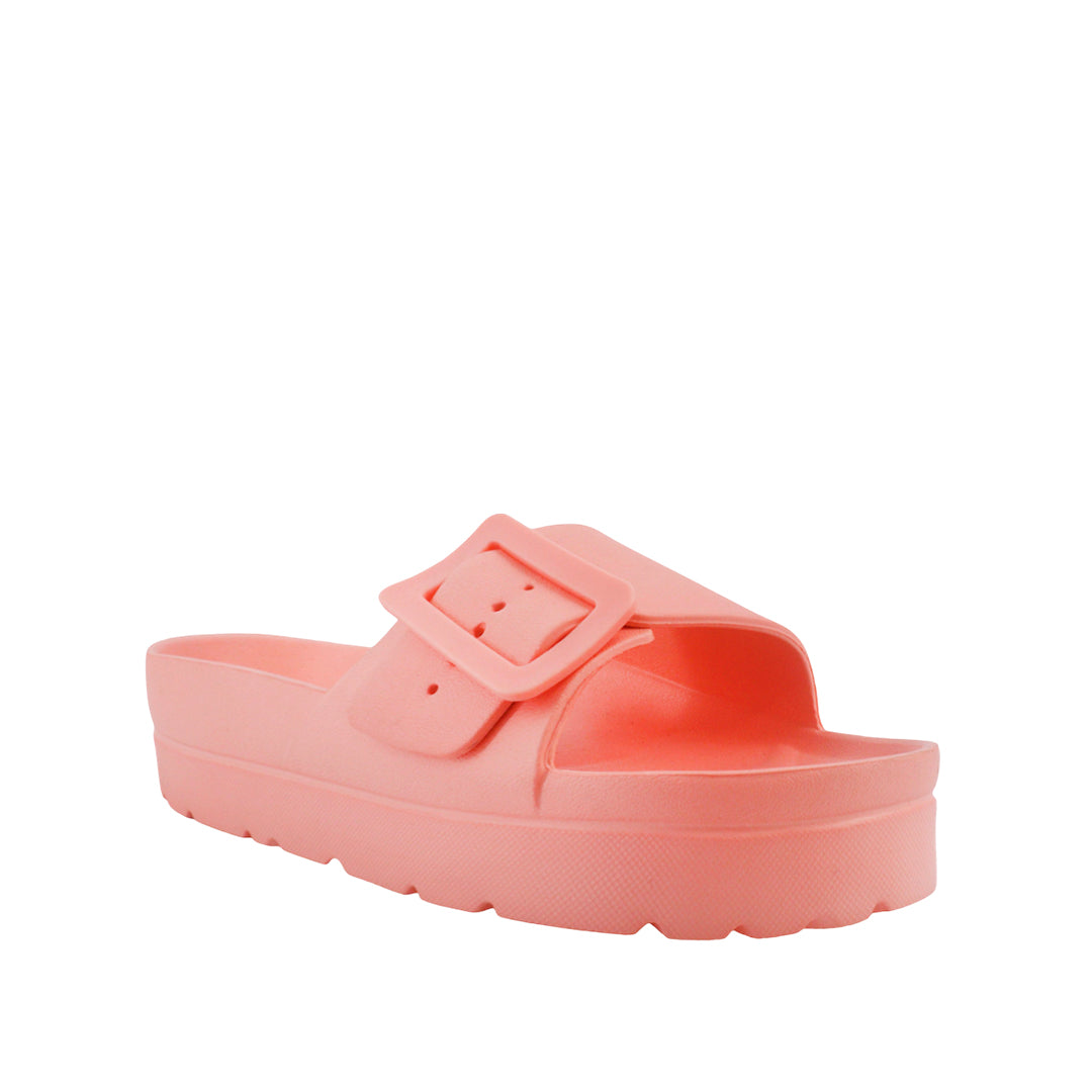 Sandalias flats Maha rosado para mujer