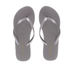 Sandalias flats Praia plateado para mujer