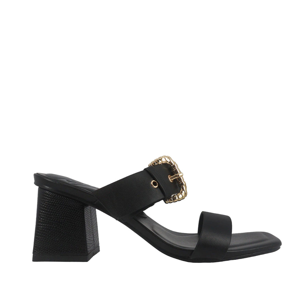 Sandalias de tacón Juno color negro