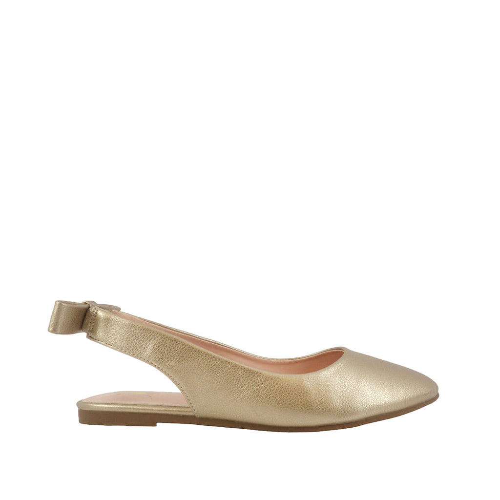 Ballerinas slingback Bethany color dorado