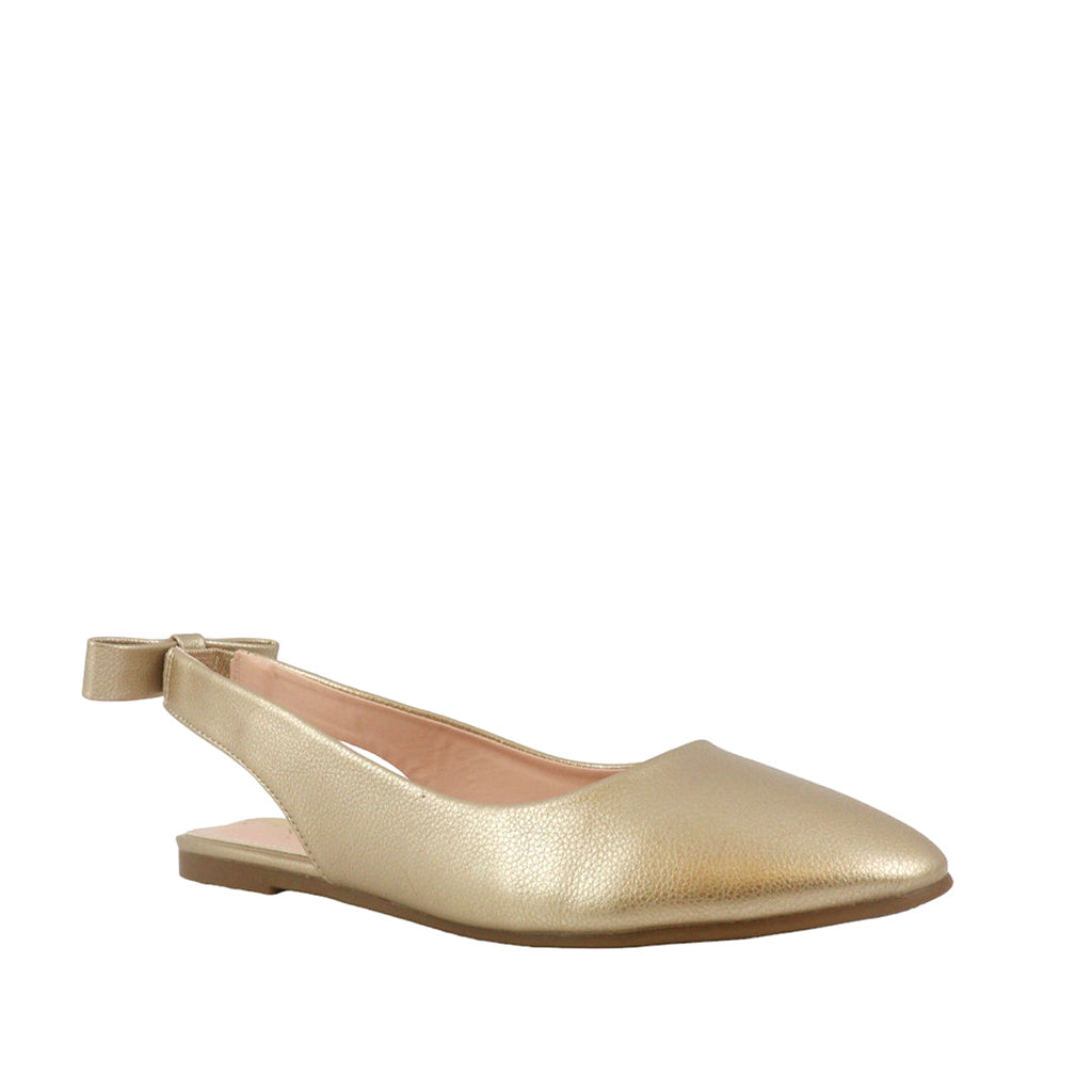 Ballerinas slingback Bethany color dorado