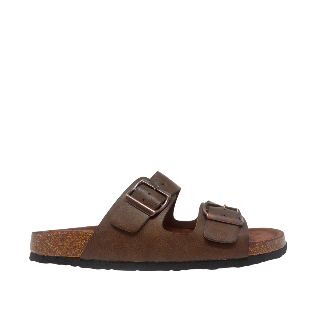 Sandalias Sancho café para hombre