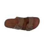 Sandalias Sancho café para hombre