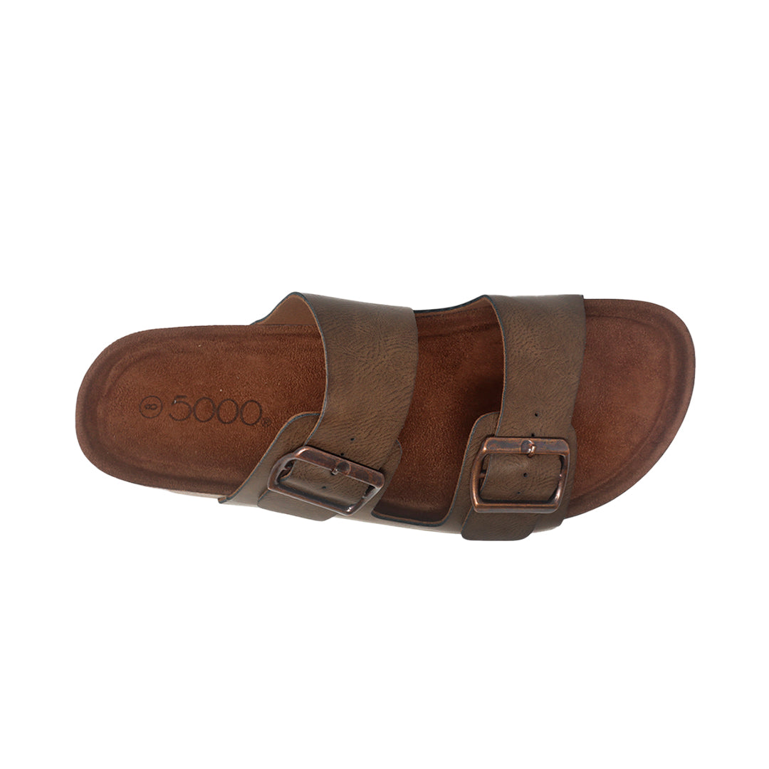 Sandalias Sancho café para hombre