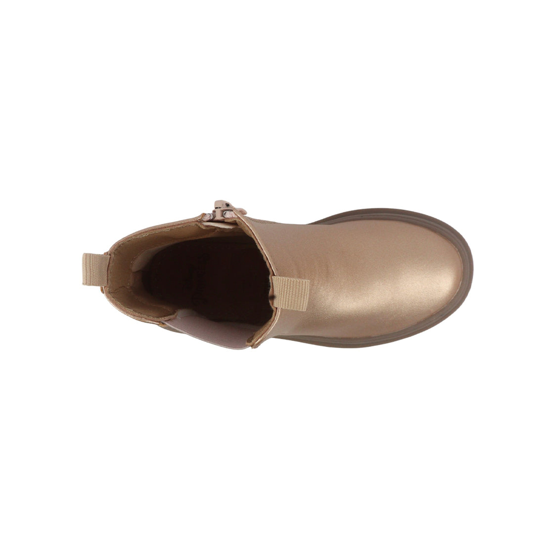 Botas Princess color oro rosa