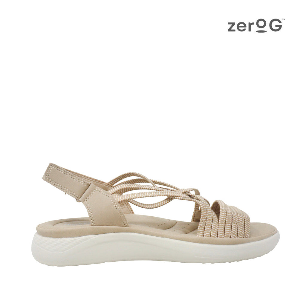 Sandalias flats Dennise para mujer color beige