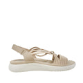 Sandalias flats Dennise beige para Mujer