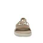 Sandalias flats Dennise beige para Mujer