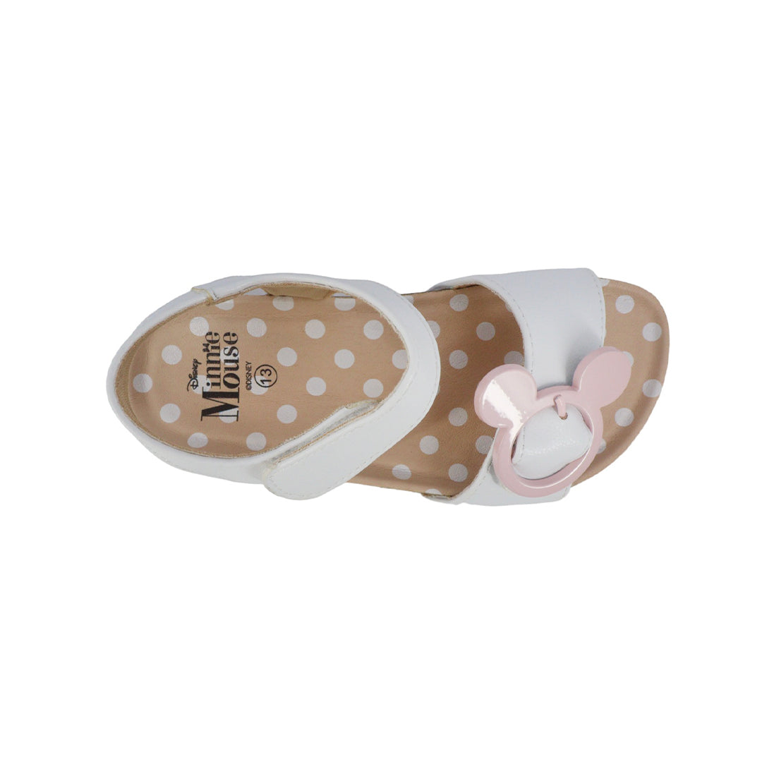 Sandalias Minnie color blanco
