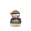 Sandalias de cuña Lya color navy