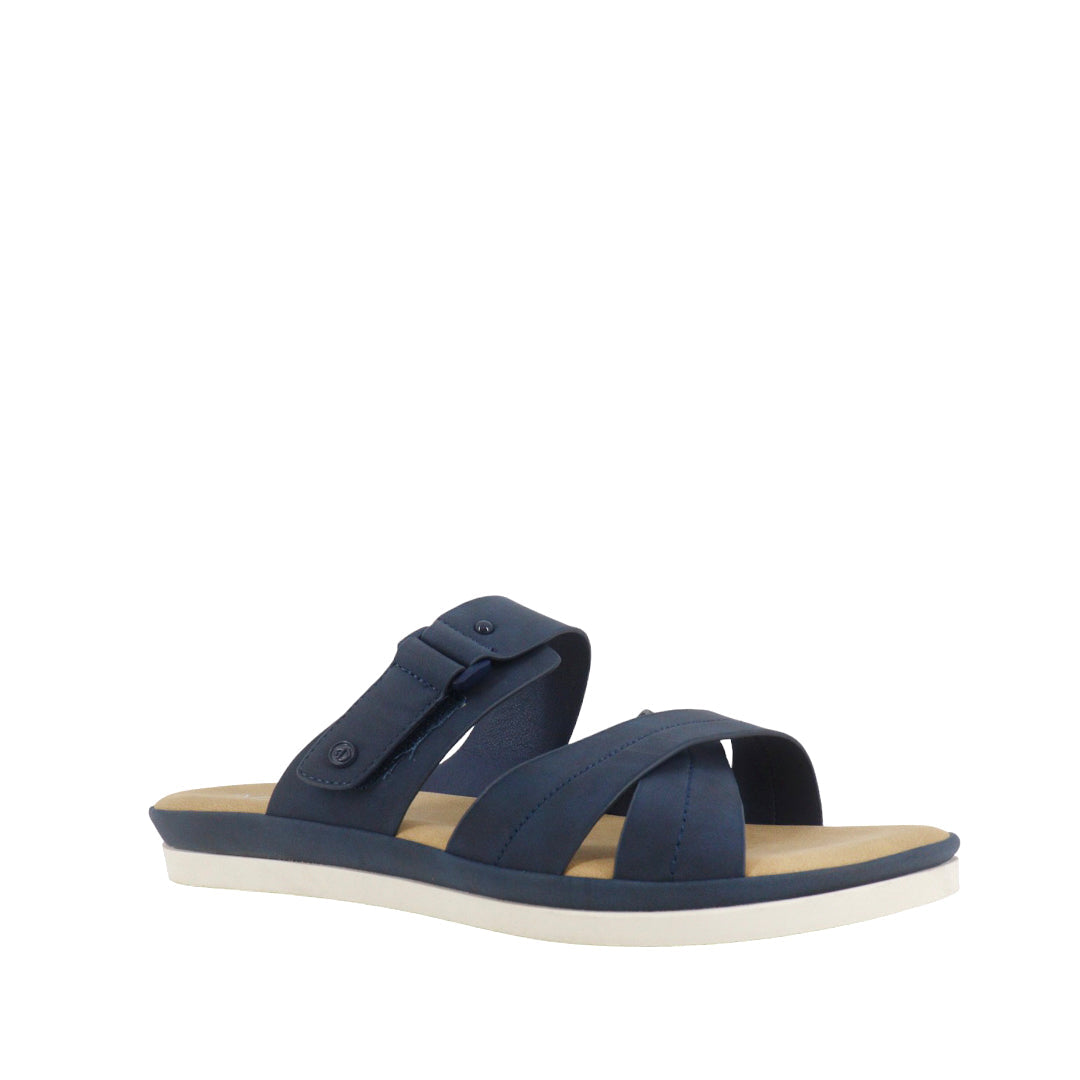 Sandalias slip on Halia color marino