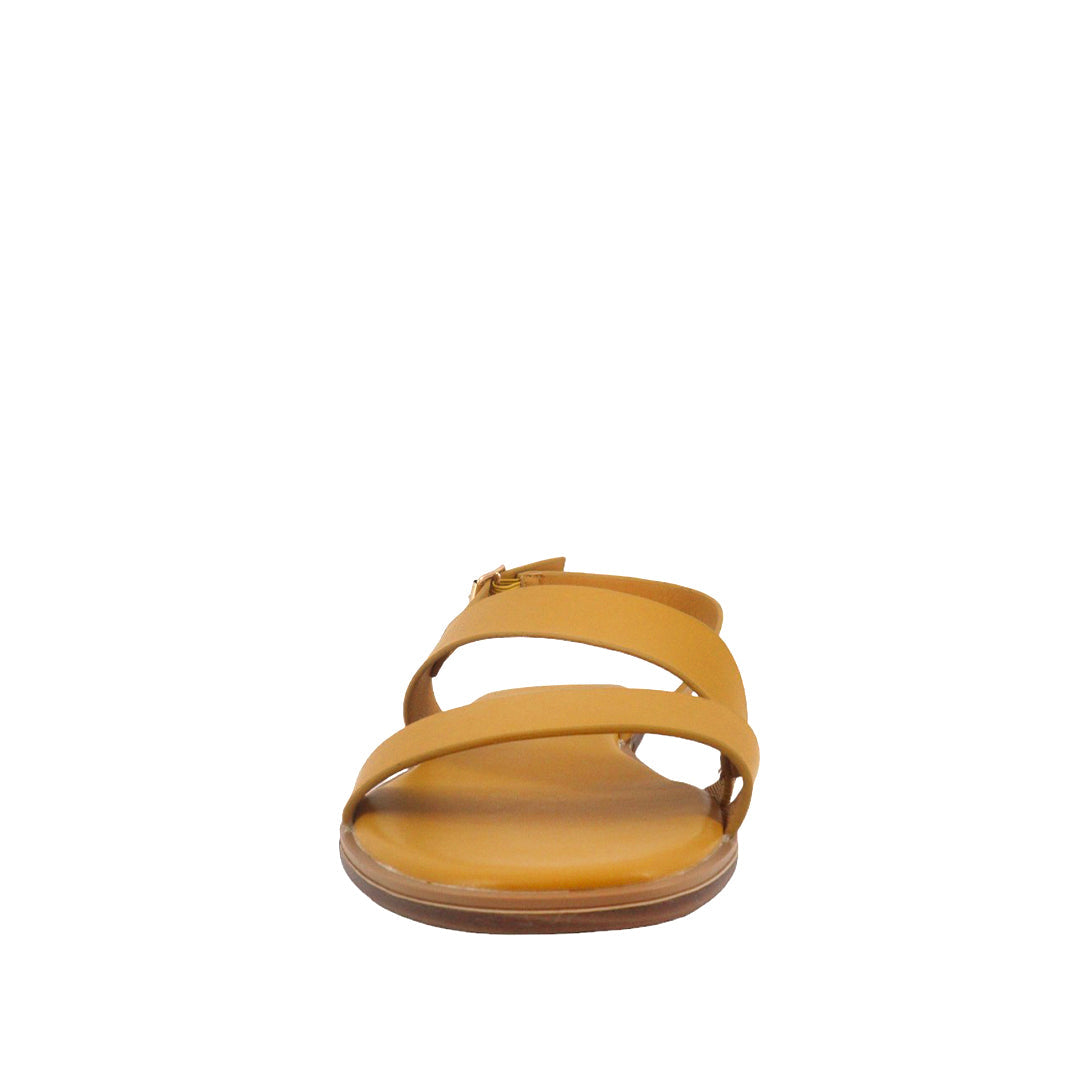 Sandalias flats Galatea color amarillo