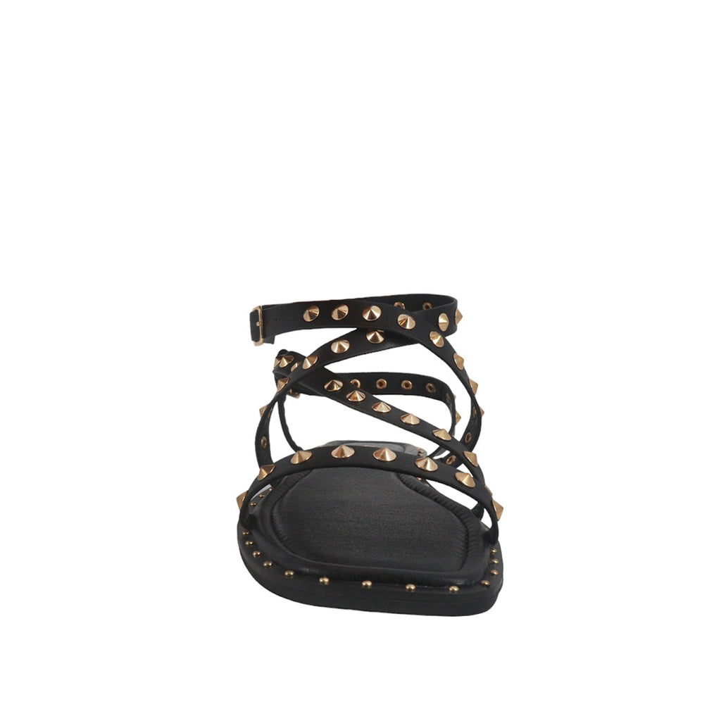 Sandalias flats Gia color negro