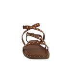 Sandalias flats Gia color tan