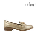 Mocasines Gal color dorado