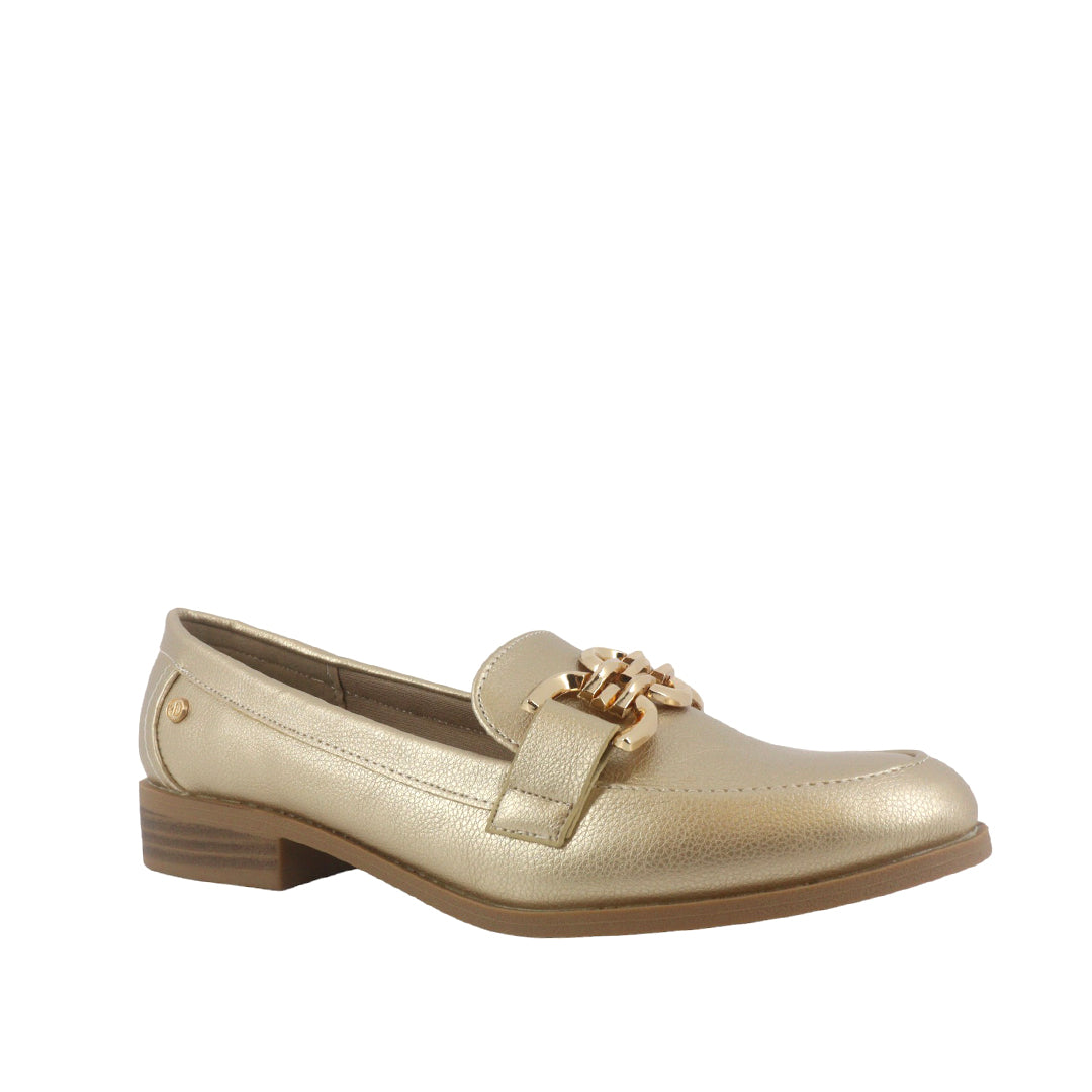 Mocasines Gal color dorado