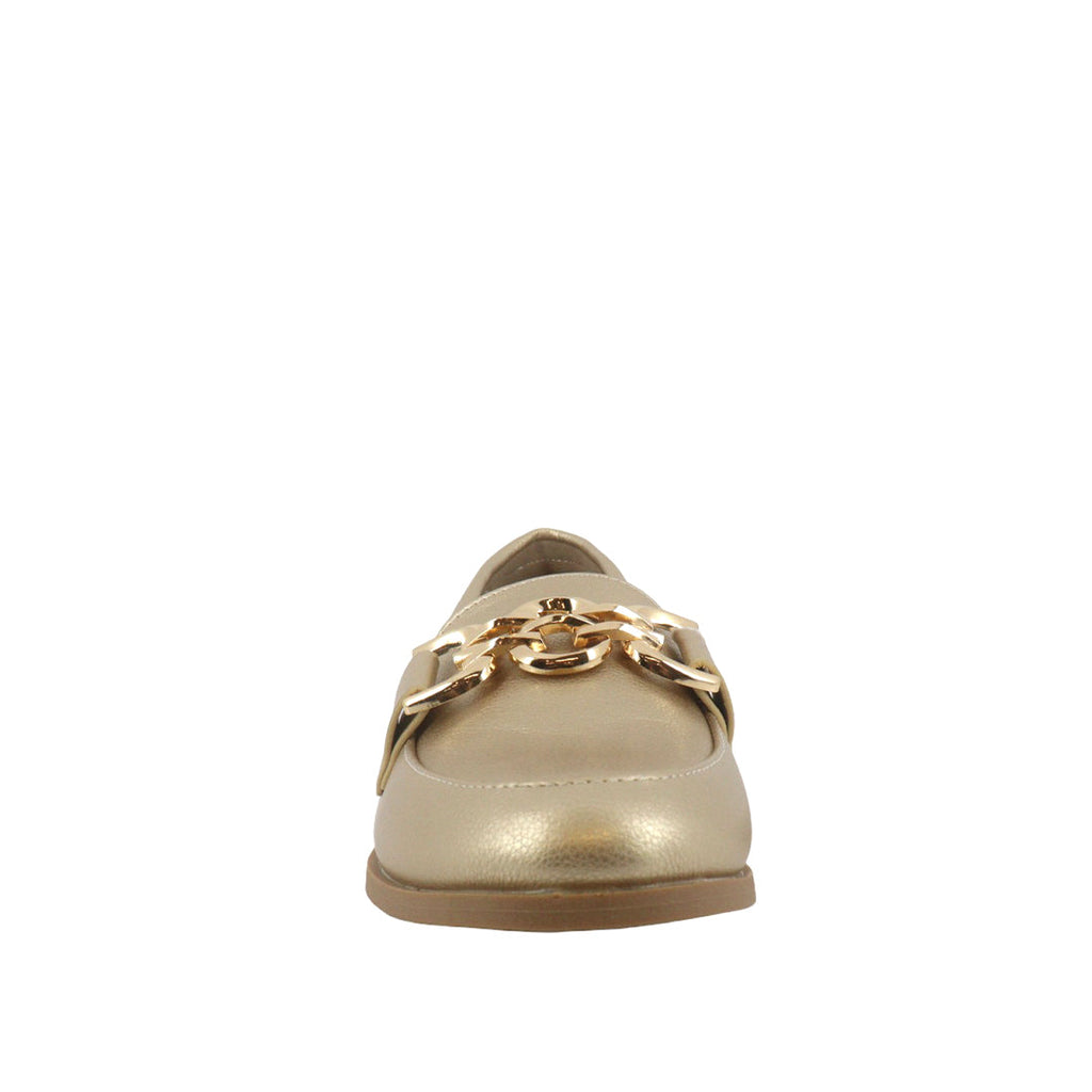 Mocasines Gal color dorado