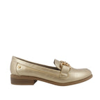 Mocasines Gal color dorado