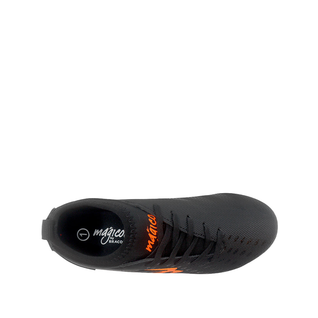 Zapatos para fútbol Silvio negro para niño