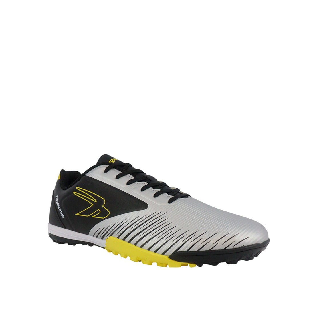 Zapatos para fútbol Kevin plateado para niño