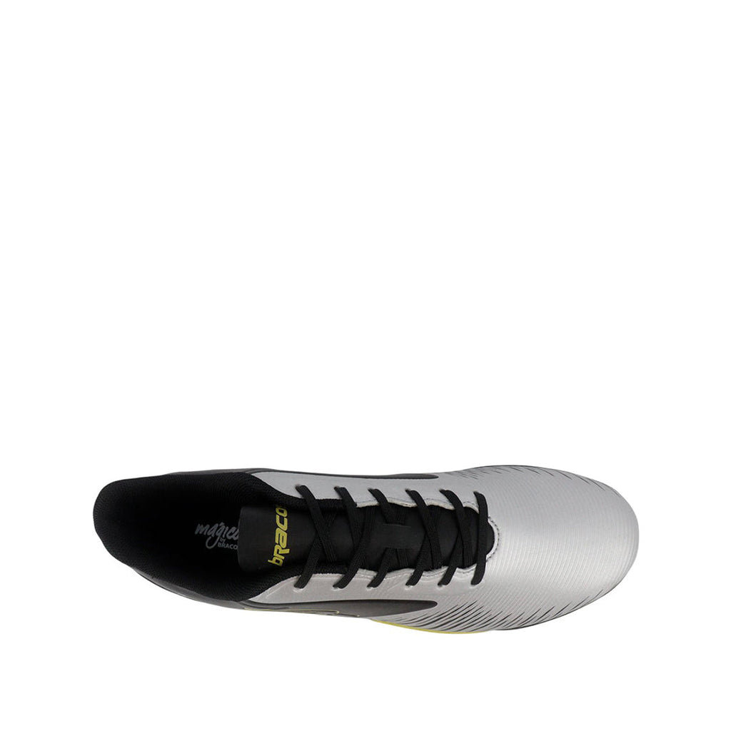 Zapatos para fútbol Kevin plateado para niño
