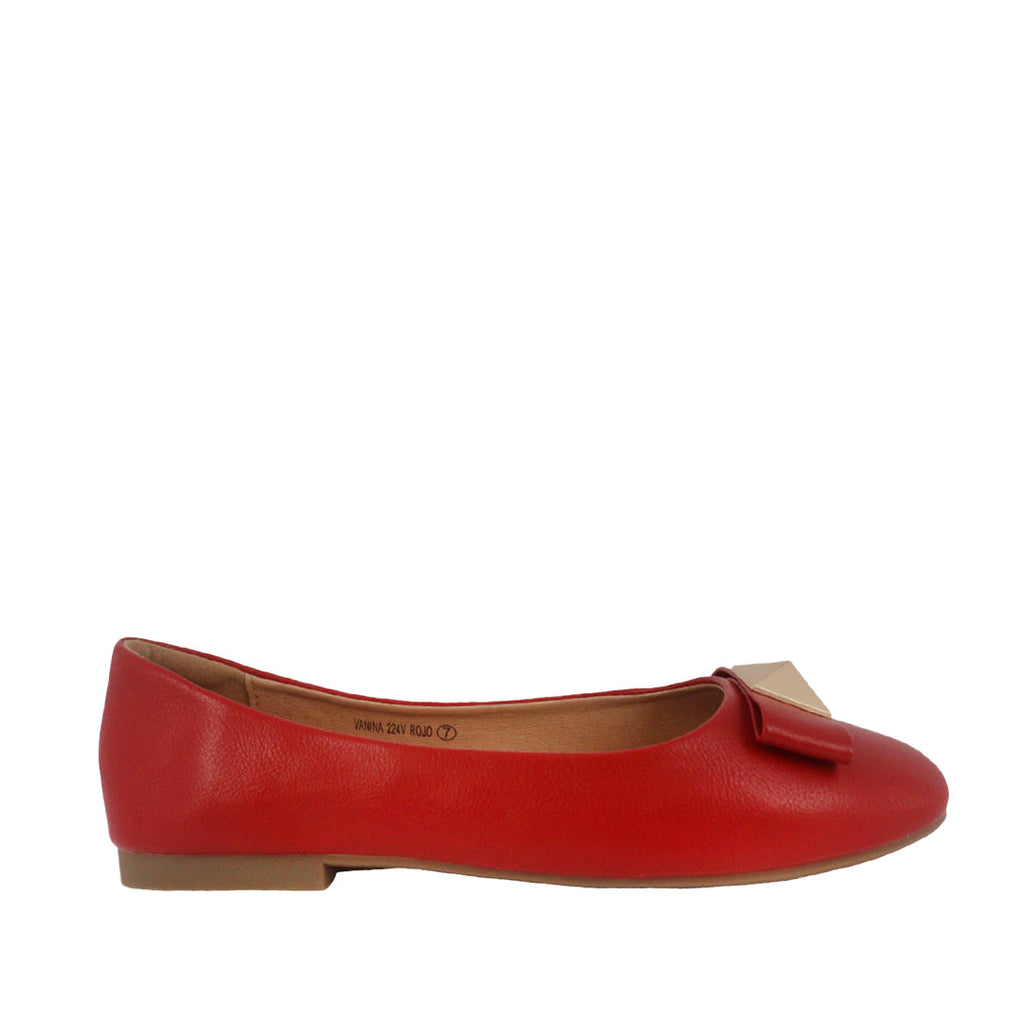 Balerinas Vanina rojo para mujer
