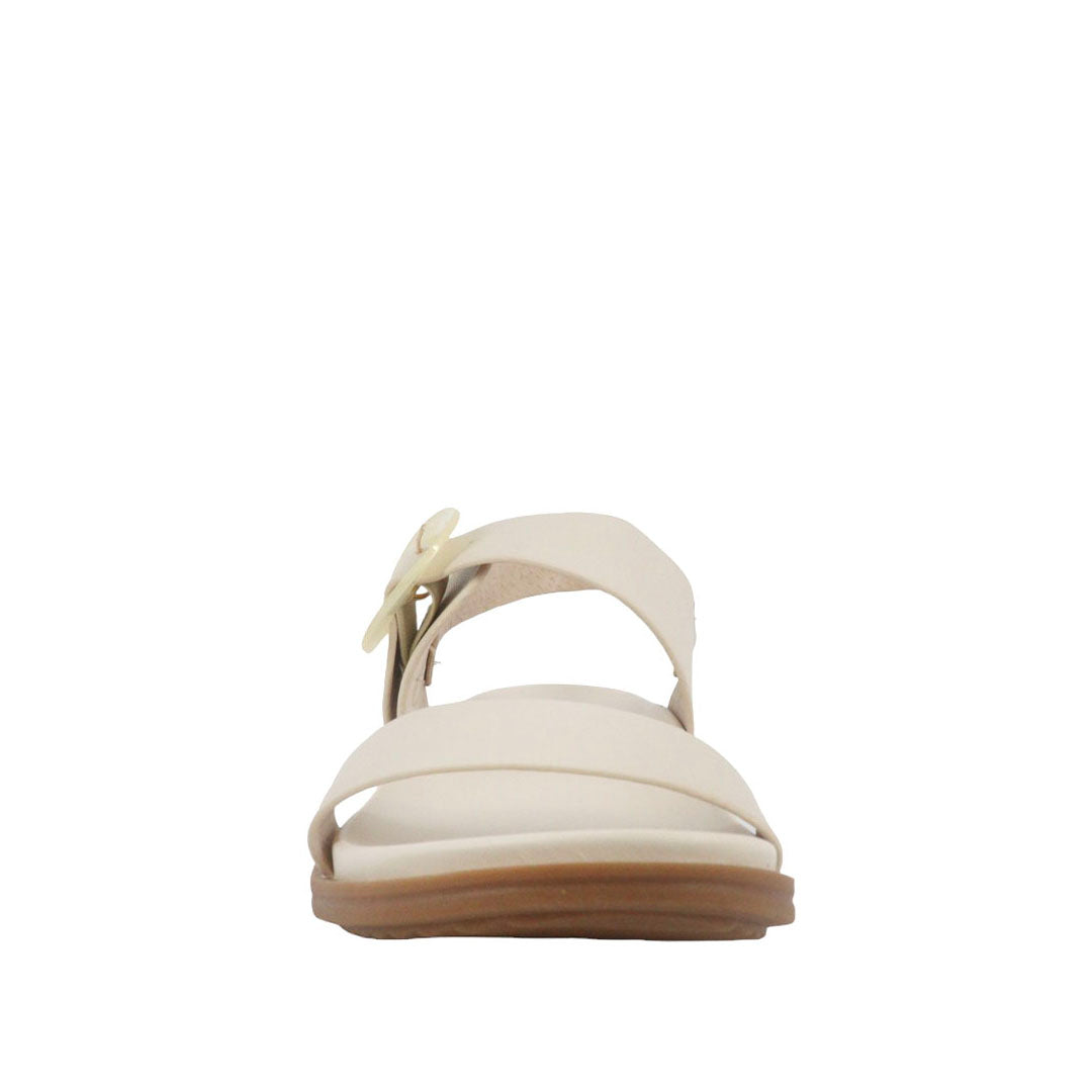 Sandalias flats Bertha 2 blanco para mujer
