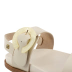 Sandalias flats Bertha 2 blanco para mujer