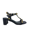 Sandalias Valentina negro para mujer